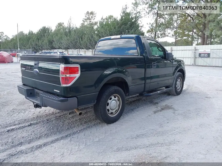 2013 FORD F-150 VIN 1FTMF1CM0DFB40363 — фото 4