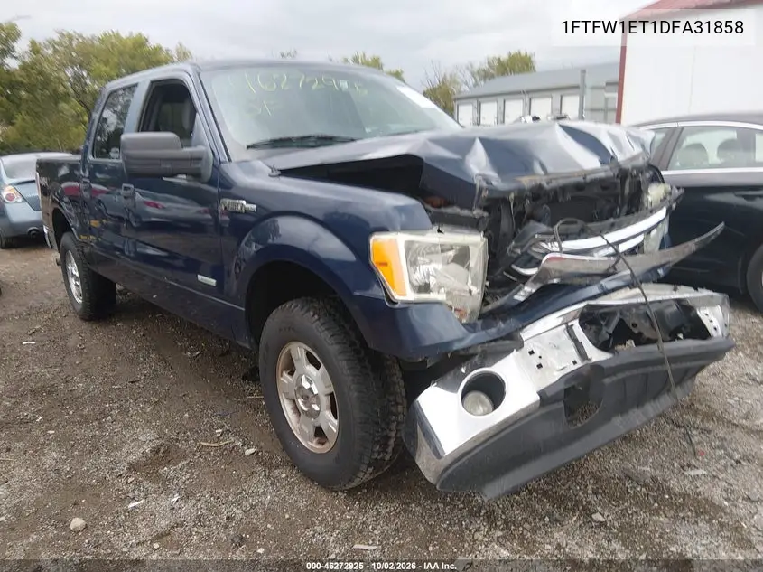 FORD F-150 2013, VIN 1FTFW1ET1DFA31858