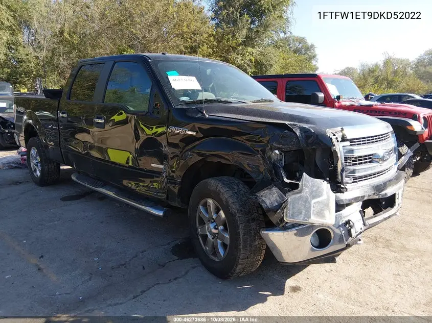 FORD F-150 2013, VIN 1FTFW1ET9DKD52022