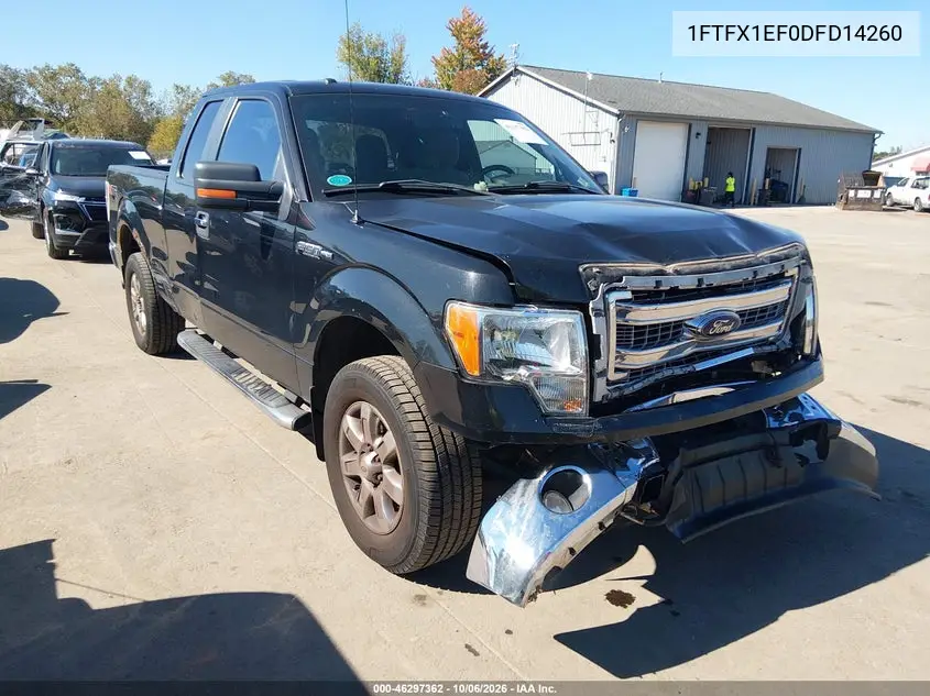 FORD F-150 2013, VIN 1FTFX1EF0DFD14260