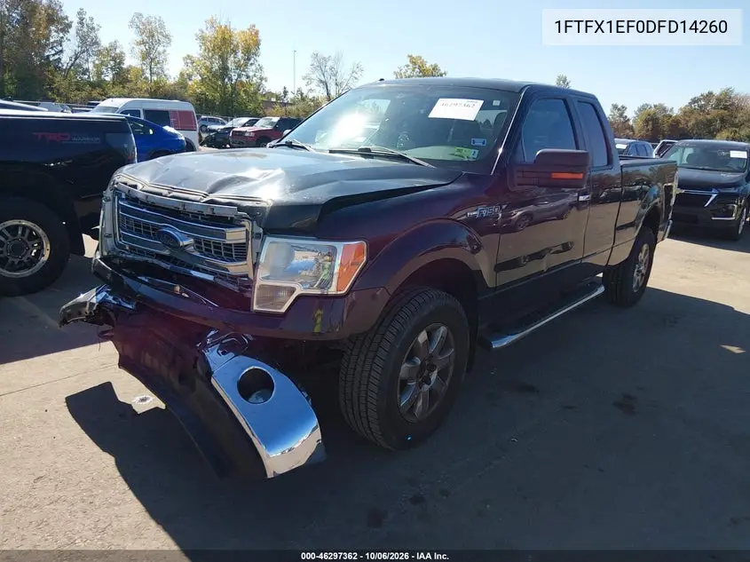 2013 FORD F-150 VIN 1FTFX1EF0DFD14260 — фото 2