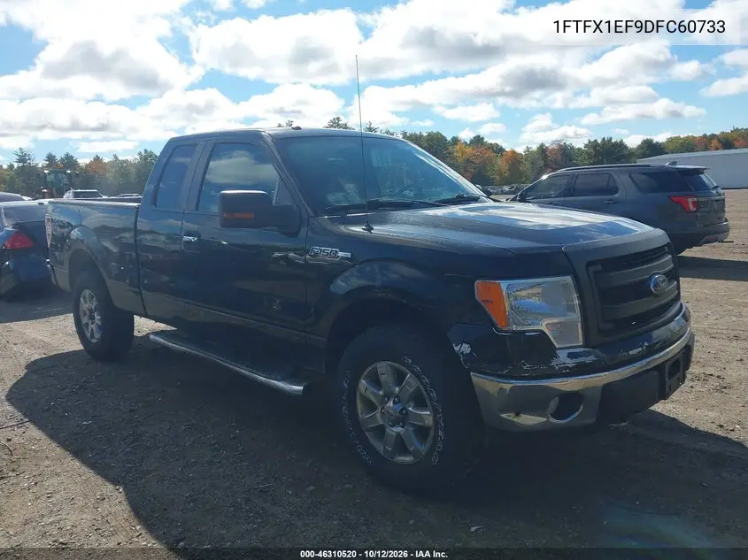 FORD F-150 2013, VIN 1FTFX1EF9DFC60733