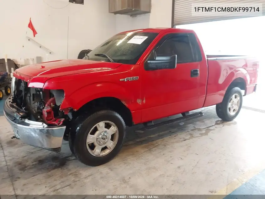 2013 FORD F-150 VIN 1FTMF1CM8DKF99714 — фото 2