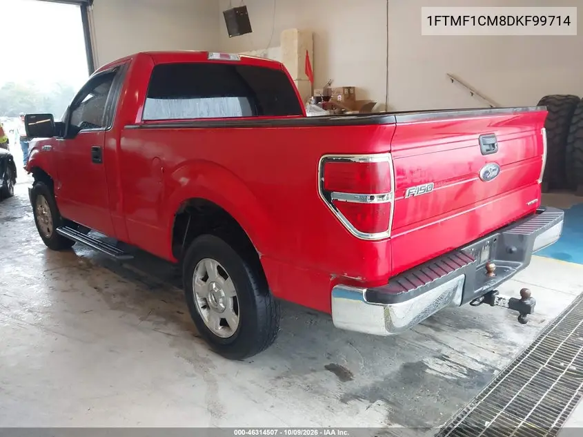 2013 FORD F-150 VIN 1FTMF1CM8DKF99714 — фото 3