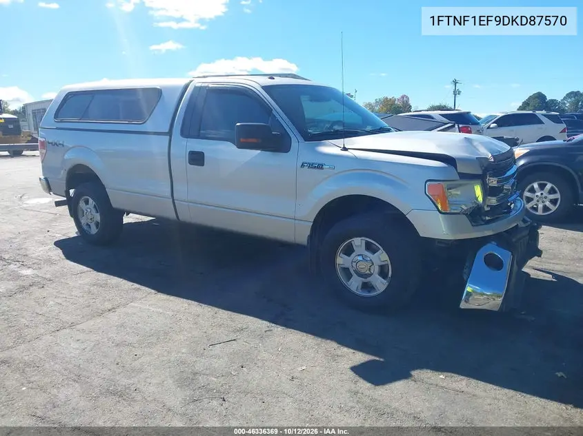 FORD F-150 2013, VIN 1FTNF1EF9DKD87570