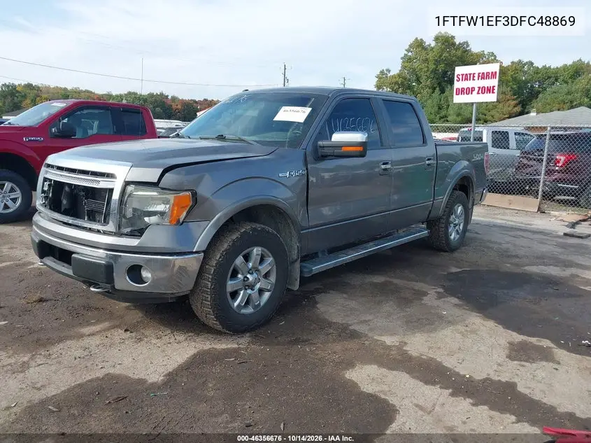 2013 FORD F-150 VIN 1FTFW1EF3DFC48869 — фото 3