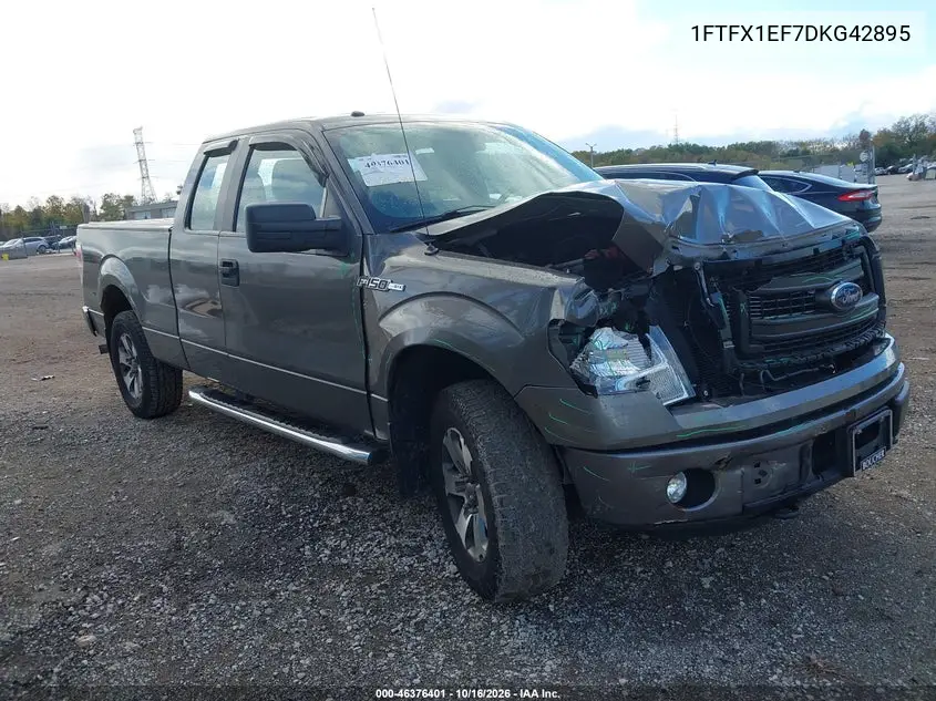 FORD F-150 2013, VIN 1FTFX1EF7DKG42895