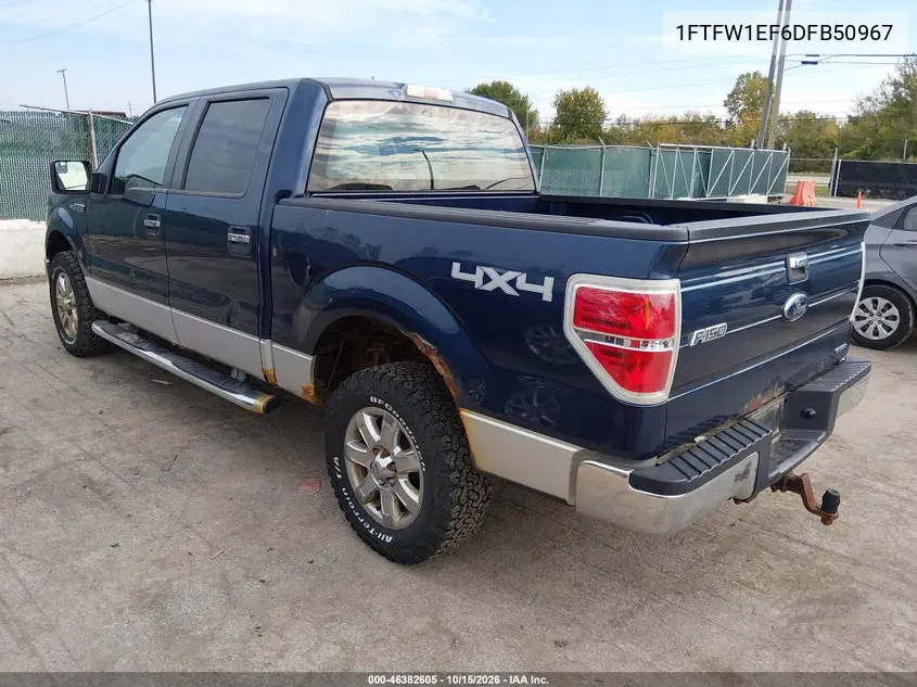 2013 FORD F-150 VIN 1FTFW1EF6DFB50967 — фото 3