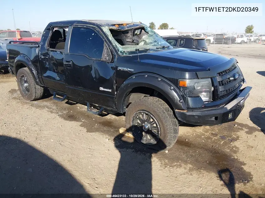 FORD F-150 2013, VIN 1FTFW1ET2DKD20349
