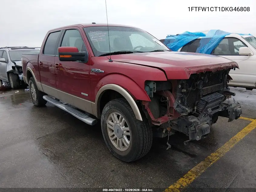 FORD F-150 2013, VIN 1FTFW1CT1DKG46808