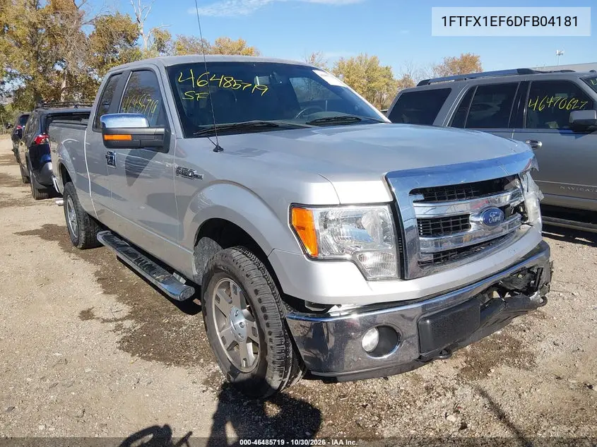 FORD F-150 2013, VIN 1FTFX1EF6DFB04181