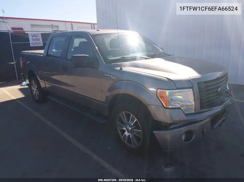 FORD F-150 2014, VIN 1FTFW1CF6EFA66524