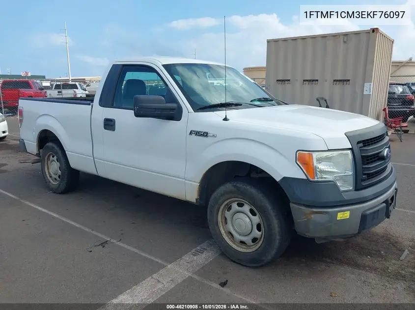 FORD F-150 2014, VIN 1FTMF1CM3EKF76097