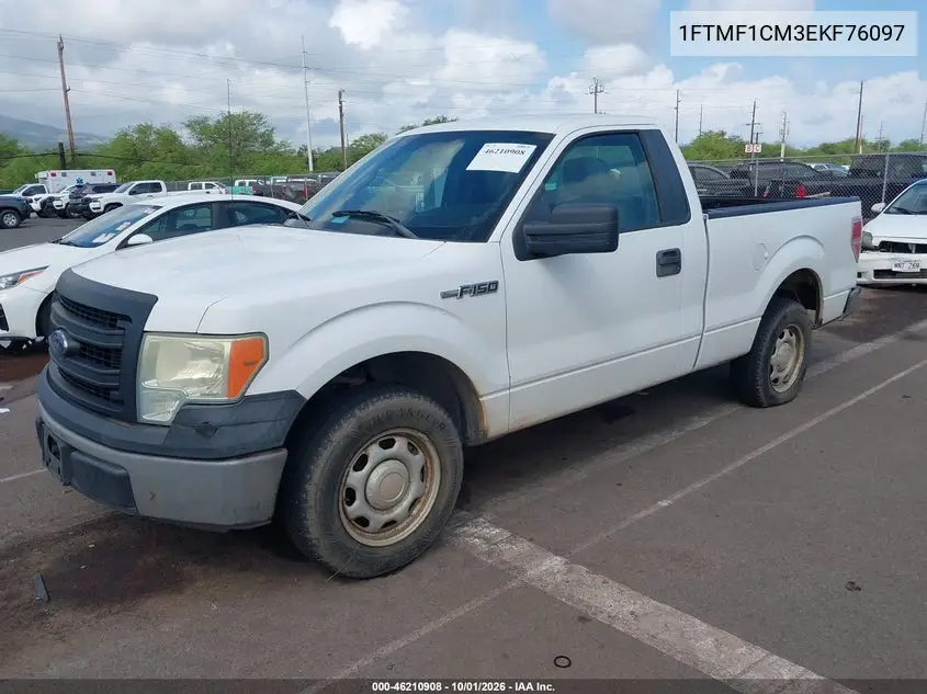2014 FORD F-150 VIN 1FTMF1CM3EKF76097 — фото 2