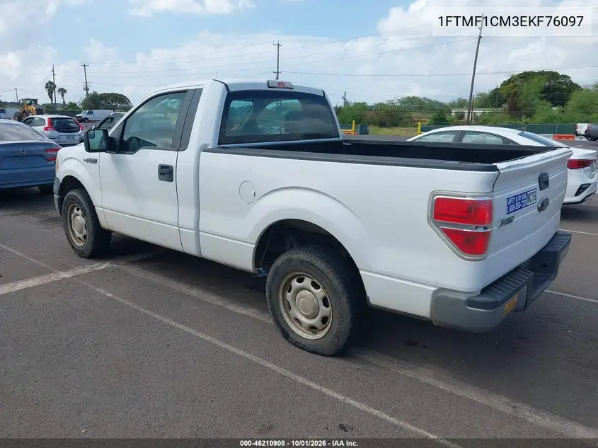 2014 FORD F-150 VIN 1FTMF1CM3EKF76097 — фото 3