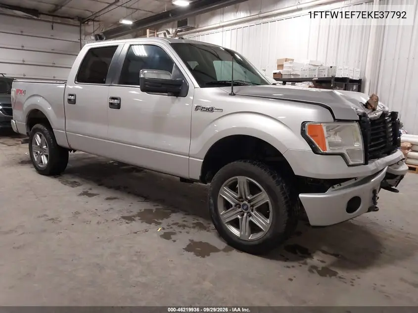 FORD F-150 2014, VIN 1FTFW1EF7EKE37792