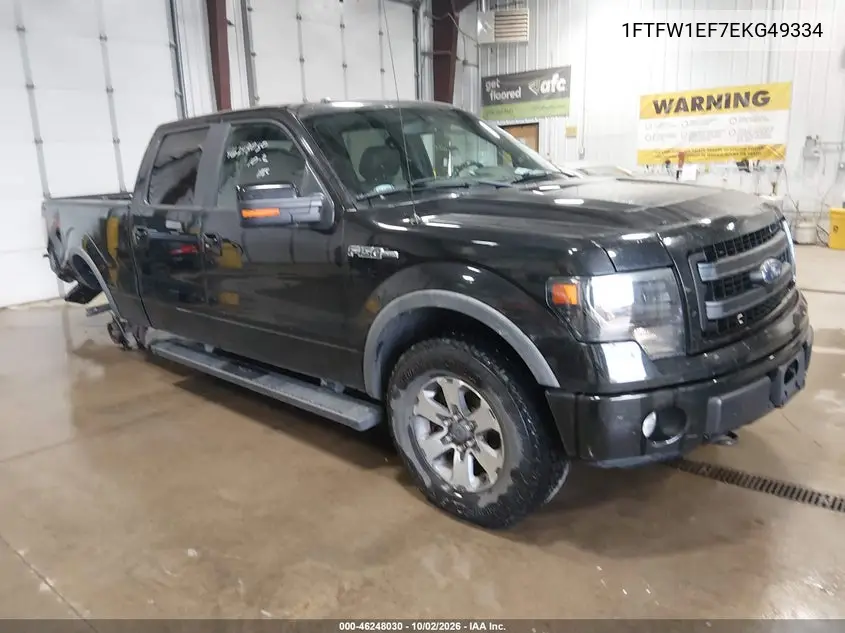 FORD F-150 2014, VIN 1FTFW1EF7EKG49334