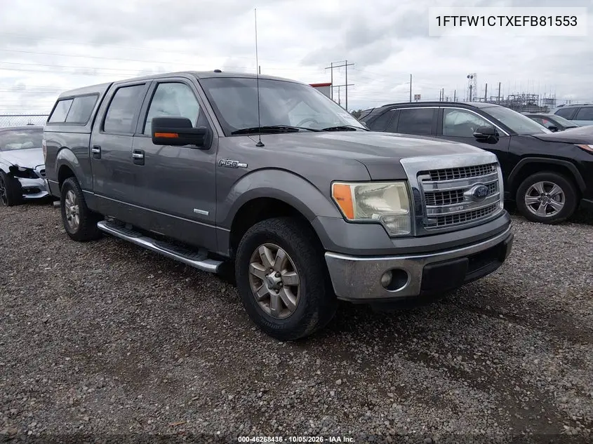 FORD F-150 2014, VIN 1FTFW1CTXEFB81553