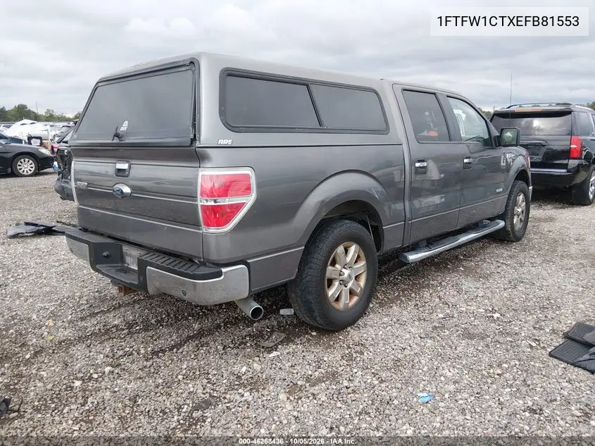 2014 FORD F-150 VIN 1FTFW1CTXEFB81553 — фото 4
