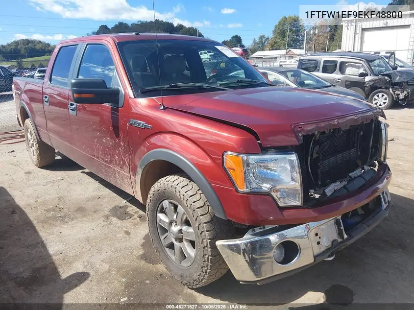 FORD F-150 2014, VIN 1FTFW1EF9EKF48800