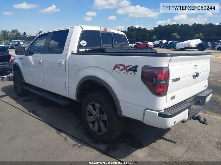 2014 FORD F-150 VIN 1FTFW1EFXEFC60244 — фото 3