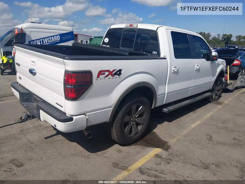 2014 FORD F-150 VIN 1FTFW1EFXEFC60244 — фото 4