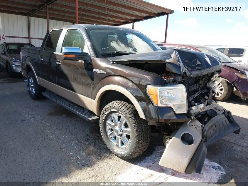 FORD F-150 2014, VIN 1FTFW1EF1EKF39217