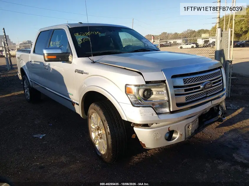 FORD F-150 2014, VIN 1FTFW1ET8EFB76039