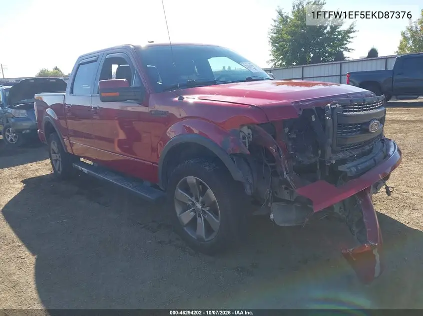 FORD F-150 2014, VIN 1FTFW1EF5EKD87376