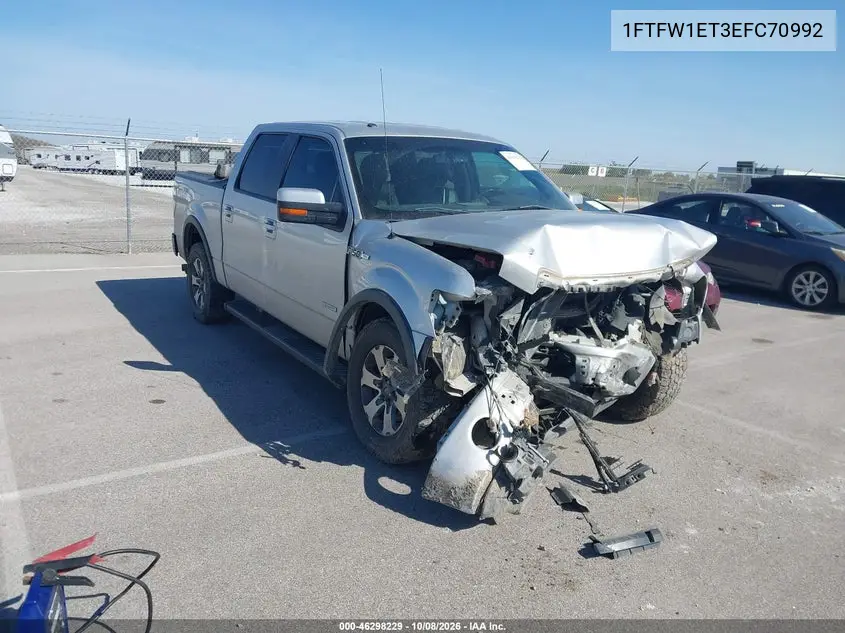 FORD F-150 2014, VIN 1FTFW1ET3EFC70992