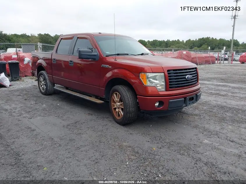 FORD F-150 2014, VIN 1FTEW1CM1EKF02343