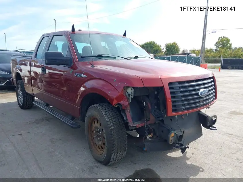 FORD F-150 2014, VIN 1FTFX1EF7EKE18141