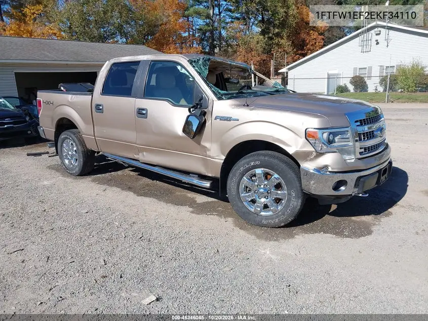 FORD F-150 2014, VIN 1FTFW1EF2EKF34110
