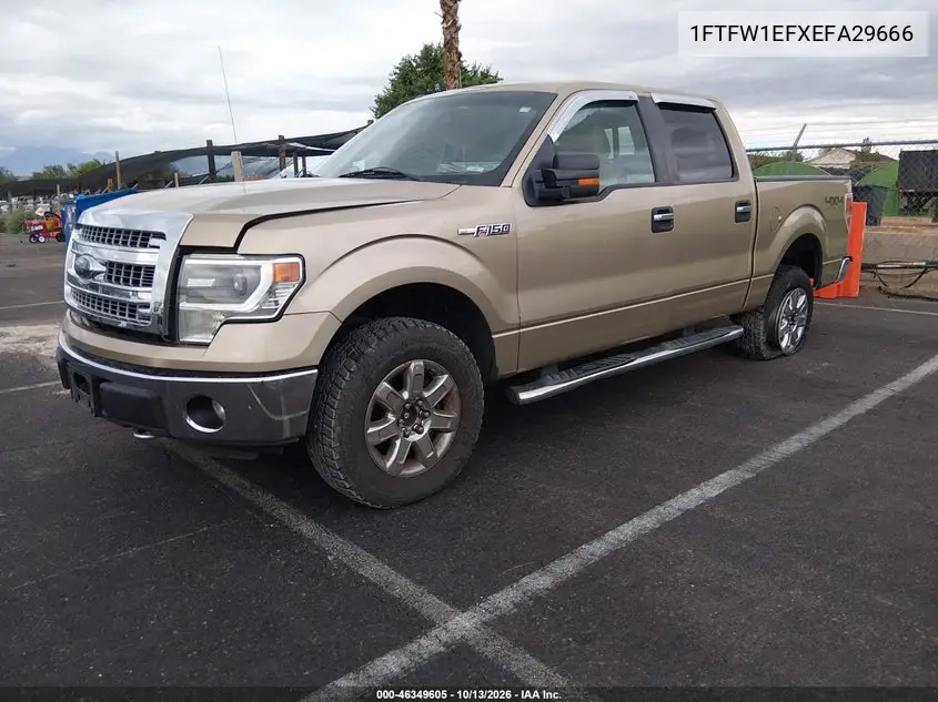 2014 FORD F-150 VIN 1FTFW1EFXEFA29666 — фото 2