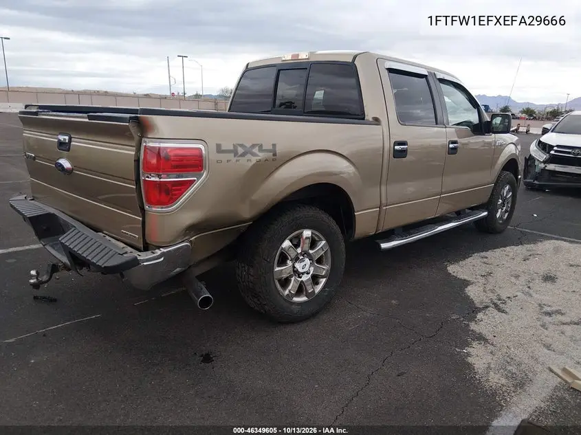 2014 FORD F-150 VIN 1FTFW1EFXEFA29666 — фото 4