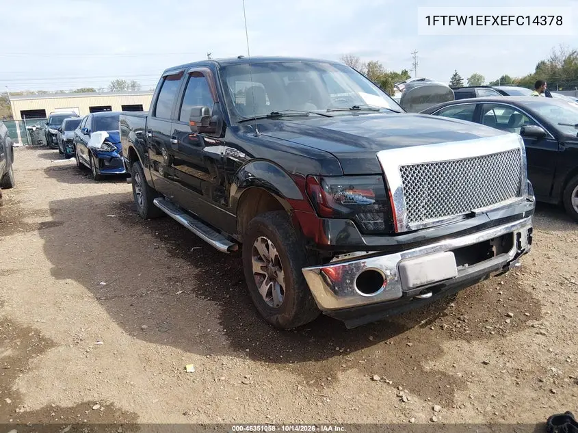FORD F-150 2014, VIN 1FTFW1EFXEFC14378