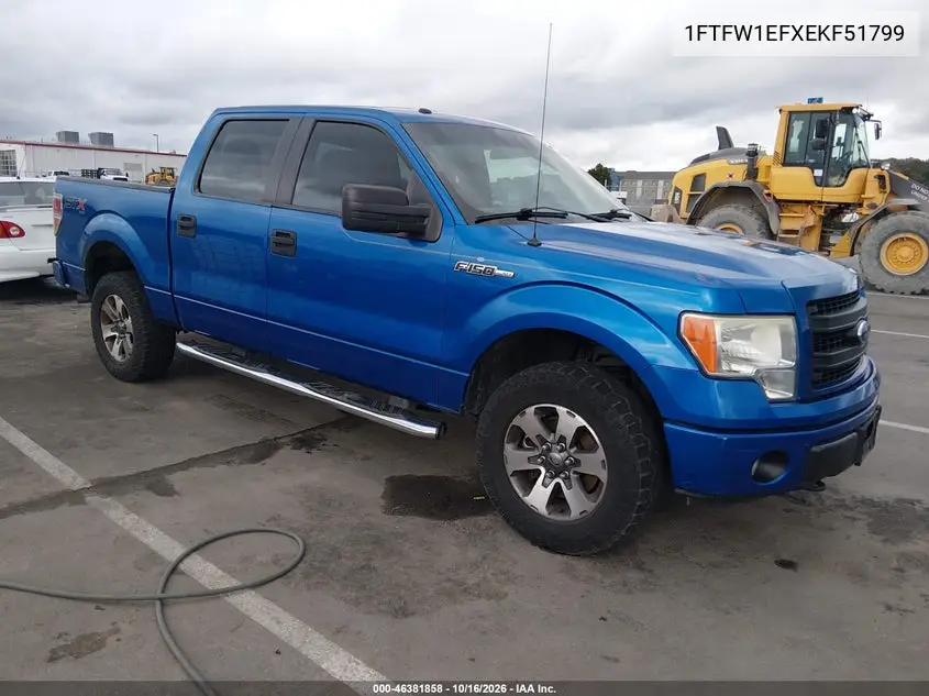FORD F-150 2014, VIN 1FTFW1EFXEKF51799