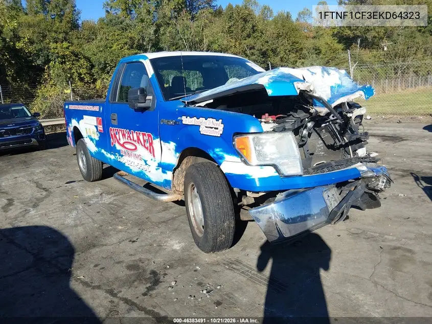 FORD F-150 2014, VIN 1FTNF1CF3EKD64323