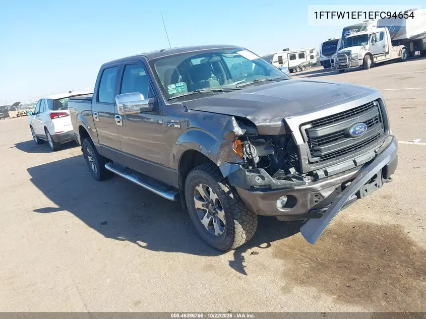 FORD F-150 2014, VIN 1FTFW1EF1EFC94654