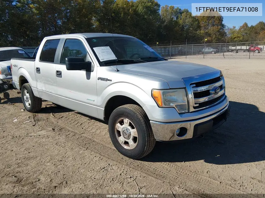 FORD F-150 2014, VIN 1FTFW1ET9EFA71008