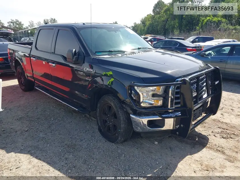 FORD F-150 2015, VIN 1FTFW1EF8FFA35693