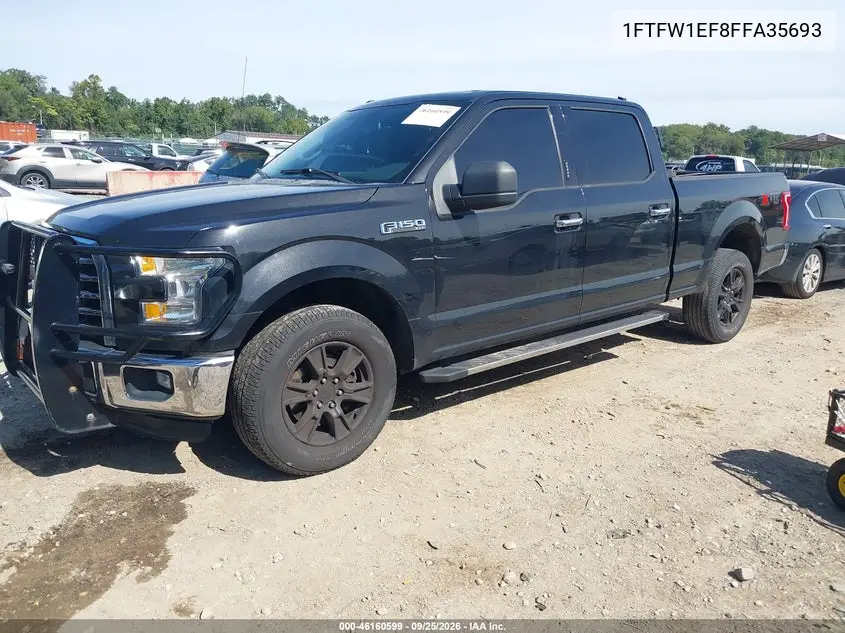 2015 FORD F-150 VIN 1FTFW1EF8FFA35693 — фото 2
