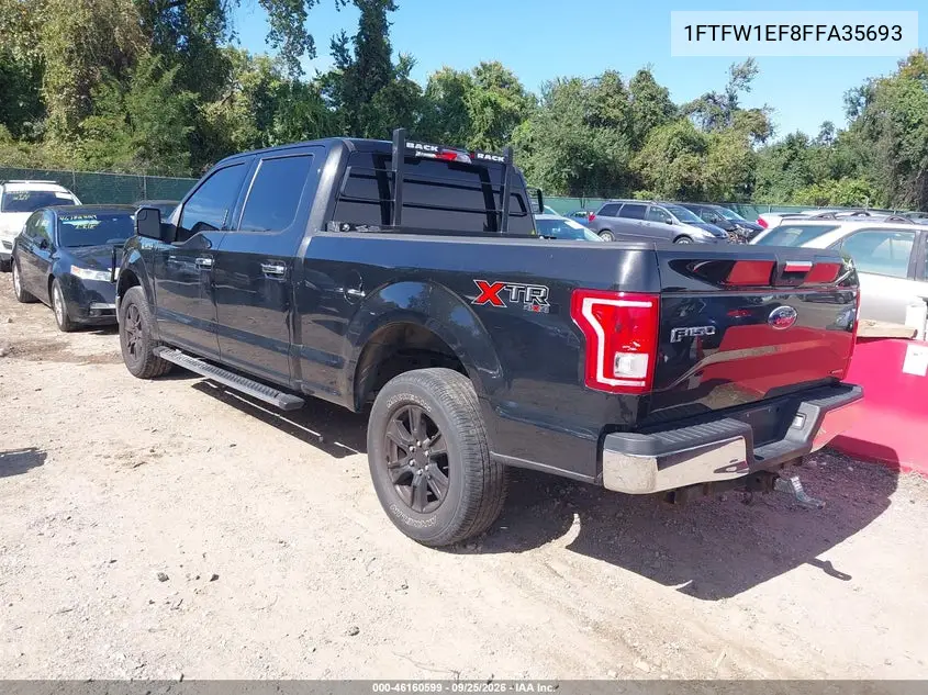 2015 FORD F-150 VIN 1FTFW1EF8FFA35693 — фото 3