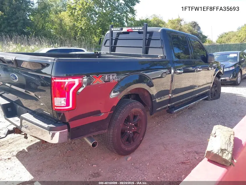 2015 FORD F-150 VIN 1FTFW1EF8FFA35693 — фото 4