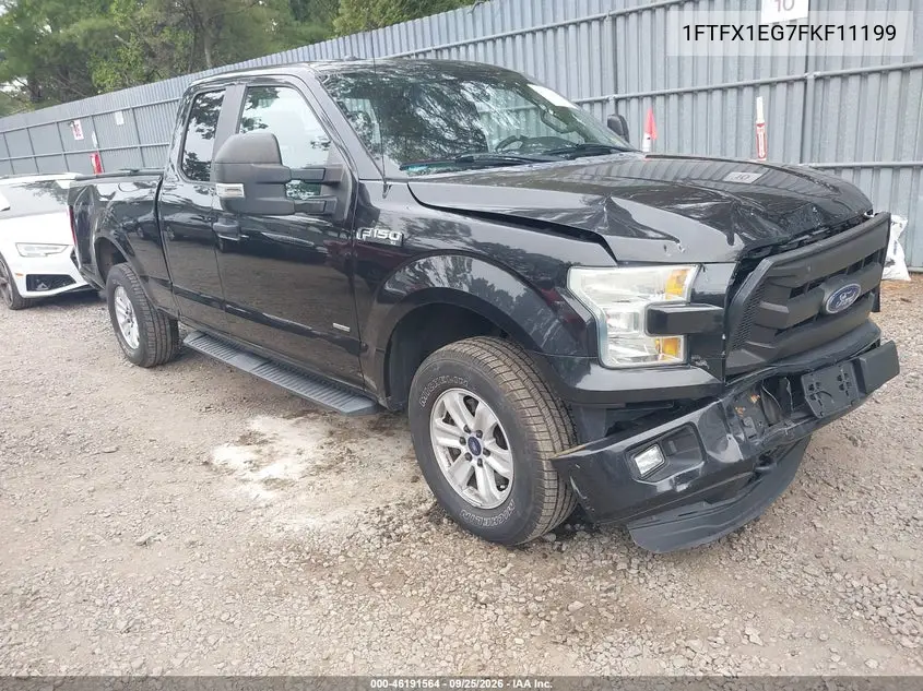 FORD F-150 2015, VIN 1FTFX1EG7FKF11199