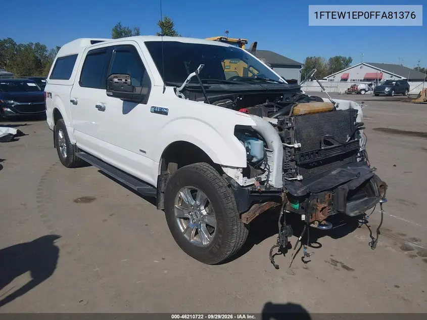 FORD F-150 2015, VIN 1FTEW1EP0FFA81376