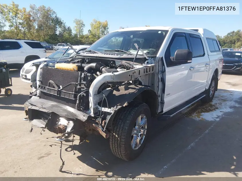 2015 FORD F-150 VIN 1FTEW1EP0FFA81376 — фото 2