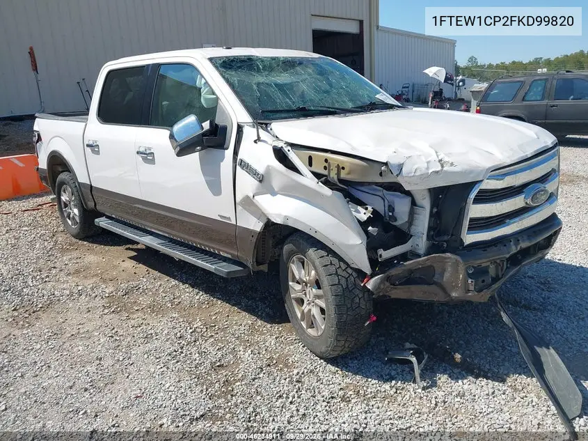 FORD F-150 2015, VIN 1FTEW1CP2FKD99820