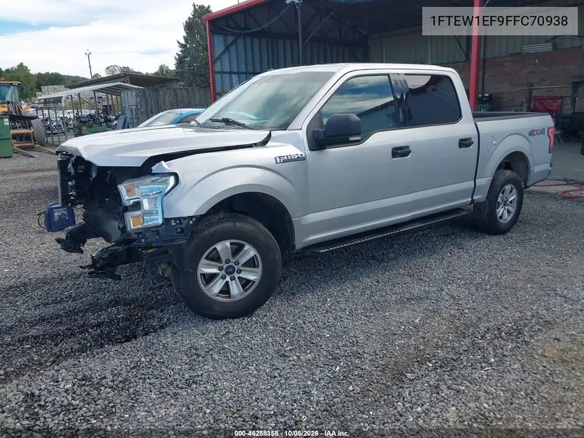 2015 FORD F-150 VIN 1FTEW1EF9FFC70938 — фото 2