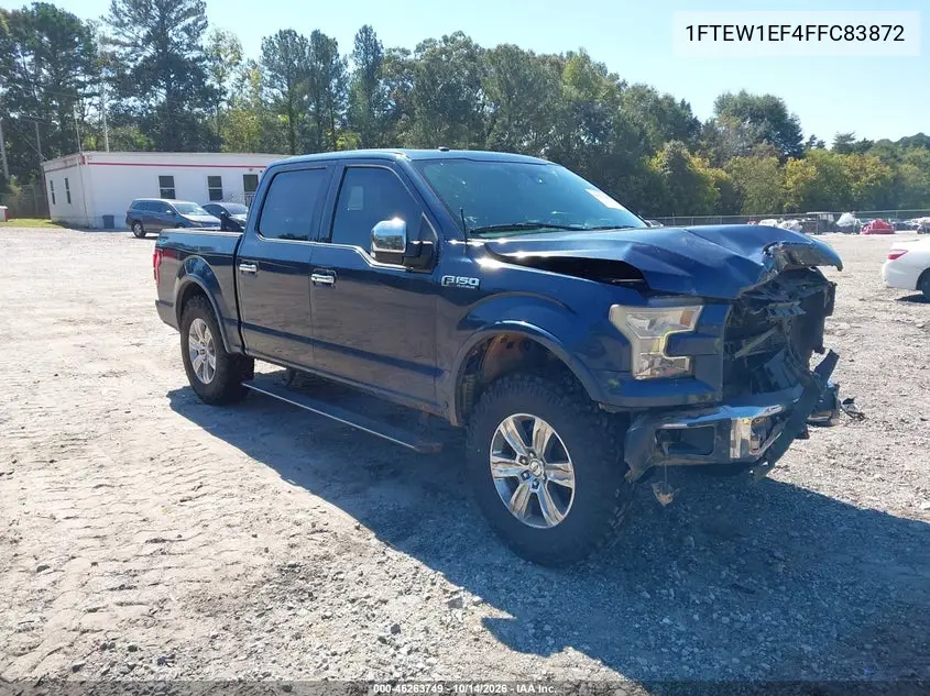 FORD F-150 2015, VIN 1FTEW1EF4FFC83872